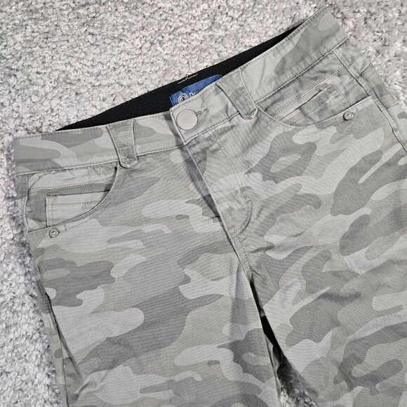 Democracy‎ Jeans Womens 8 Green Camo Skinny Ab Technology Stretch Ankle Pants - Picture 2 of 13